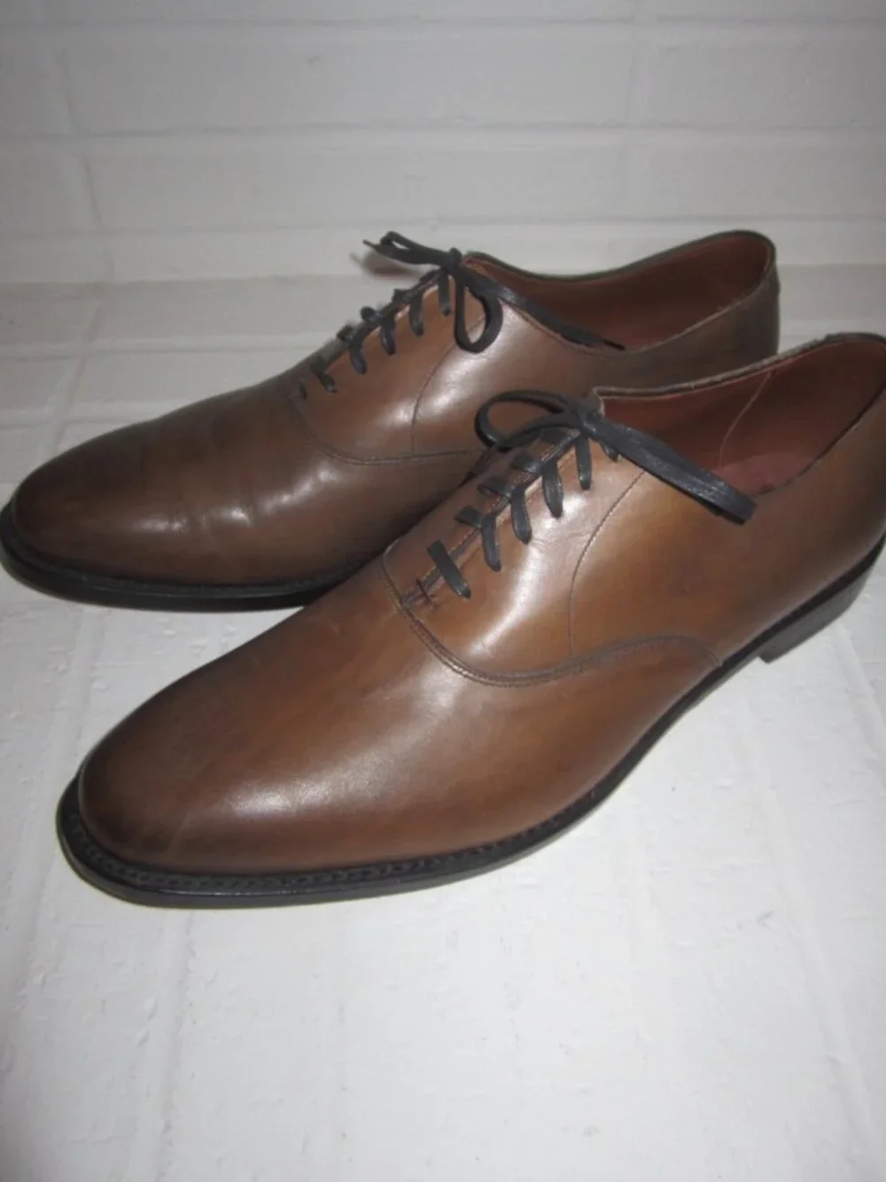 ALLEN EDMONDS CARLYLE Plain Toe Oxford Balmoral Shoes 8834 Men’s 13 D